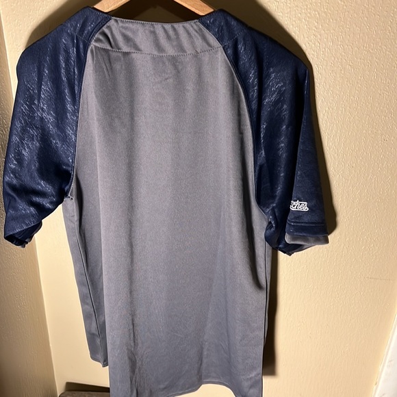 MLB Stitches Mens Red Sox Replica Jersey Color Gray/Blue Size Medium - Picture 3 of 4